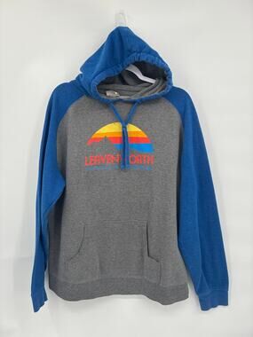 Coastal Classics Leavenworth WA Independent Trading Co Pullover Hoodie Gray L